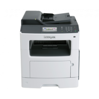 Multifunctionala Second Hand Laser Monocrom LEXMARK MX410de, A4, 38 ppm, 1200 x 1200 dpi, Duplex, Copiator, Scanner, USB, Retea