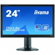 Monitor Second Hand iiYama ProLite B2480HS, 24 Inch Full HD LED, VGA, DVI, HDMI Monitor Second Hand iiYama ProLite B2480HS, 24 Inch Full HD LED, VGA, DVI, HDMI