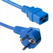 Cablu de alimentare UPS 230V, 16A, 1.20M, Schuko la IEC C19, Albastru Cablu de alimentare UPS 230V, 16A, 1.20M, Schuko la IEC C19, Albastru