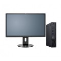 Pachet Calculator Second Hand DELL OptiPlex 3060 Mini PC, Intel Core i5-8400 2.80GHz, 16GB DDR4, 512GB SSD + Monitor 24 Inch