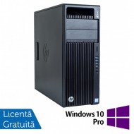 Workstation Refurbished HP Z440, Intel Xeon Quad Core E5-1620 V3 3.50 - 3.60GHz, 16GB DDR4 ECC, 240GB SSD + 2TB HDD, Nvidia Quadro P600/2GB + Windows 10 Pro
