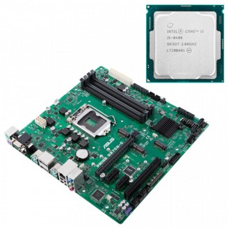 Placa de baza Asus PRIME Q370M-C, Socket 1151 v2, mATX + Procesor Intel Core i5-8400 2.80 - 4.00GHz + Cooler si Shield Placa de baza Asus PRIME Q370M-C, Socket 1151 v2, mATX + Procesor Intel Core i5-8400 2.80 - 4.00GHz + Cooler si Shield