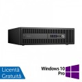 PC Refurbished HP ProDesk 600 G2 SFF, Intel Core i3-6100 3.70GHz, 8GB DDR4, 120GB SSD + 500GB HDD + Windows 10 Pro