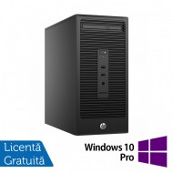 Calculator Refurbished HP 280 G2 Tower, Intel Core i3-6100 3.70GHz, 8GB DDR4, 500GB HDD, DVD-ROM + Windows 10 Pro