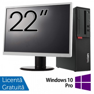 Pachet Refurbished Calculator Lenovo M710 SFF, Intel Core i3-6100 3.70GHz, 8GB DDR4, 256GB SSD + Monitor 22 Inch + Windows 10 Pro Pachet Refurbished Calculator Lenovo M710 SFF, Intel Core i3-6100 3.70GHz, 8GB DDR4, 256GB SSD + Monitor 22 Inch + Windows 10 Pro