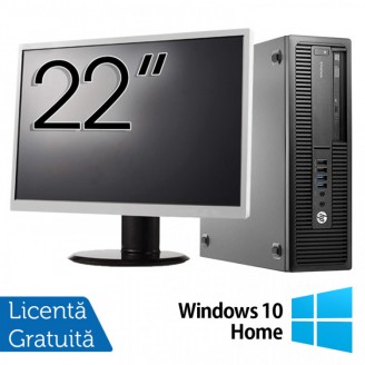 Pachet Refurbished Calculator HP EliteDesk 800 G2 SFF, Intel Core i5-6500 3.20GHz, 8GB DDR4, 256GB SSD + Monitor 22 Inch + Windows 10 Home Pachet Refurbished Calculator HP EliteDesk 800 G2 SFF, Intel Core i5-6500 3.20GHz, 8GB DDR4, 256GB SSD + Monitor 22 Inch + Windows 10 Home