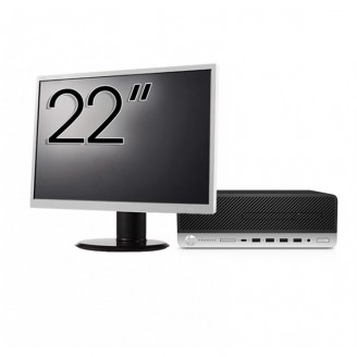 Pachet Calculator Second Hand HP ProDesk 600 G4 SFF, Intel Core i7-8700 3.20 - 4.60GHz, 8GB DDR4, 256GB SSD + Monitor 22 Inch Pachet Calculator Second Hand HP ProDesk 600 G4 SFF, Intel Core i7-8700 3.20 - 4.60GHz, 8GB DDR4, 256GB SSD + Monitor 22 Inch