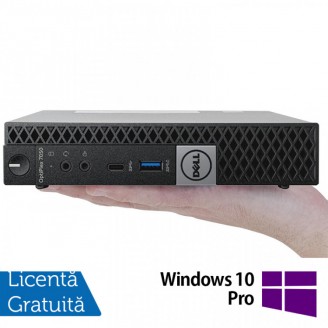 Calculator Refurbished DELL OptiPlex 7050 Mini PC, Intel Core i5-6400T 2.20 - 2.80GHz, 8GB DDR4, 256GB SSD + Windows 10 Pro