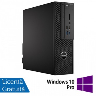 Workstation Refurbished Dell Precision 3420 SFF, Intel Core i7-6700 3.40 - 4.00GHz, 8GB DDR4, 256GB SSD, DVD-RW + Windows 10 Pro