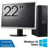 Pachet Calculator Refurbished DELL OptiPlex 3060 SFF, Intel Core i5-8400 2.80GHz, 8GB DDR4, 256GB SSD + Monitor 22 Inch + Windows 10 Home Pachet Calculator Refurbished DELL OptiPlex 3060 SFF, Intel Core i5-8400 2.80GHz, 8GB DDR4, 256GB SSD + Monitor 22 Inch + Windows 10 Home