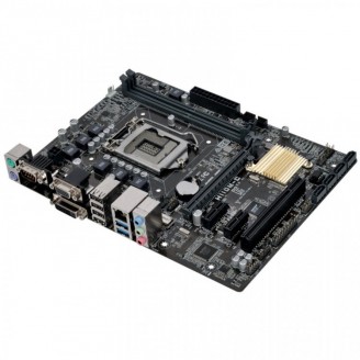 Placa de baza Asus H110M-C, Socket 1151, mATX, Shield, Cooler, Suporta CPU Gen 6 / 7 Placa de baza Asus H110M-C, Socket 1151, mATX, Shield, Cooler, Suporta CPU Gen 6 / 7