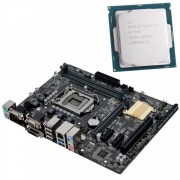 Placa de baza Asus H110M-C, Socket 1151, mATX, Shield, Cooler + Procesor i7-7700 3.60-4.20GHz Placa de baza Asus H110M-C, Socket 1151, mATX, Shield, Cooler + Procesor i7-7700 3.60-4.20GHz