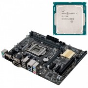 Placa de baza Asus H110M-C, Socket 1151, mATX, Shield, Cooler + Procesor i5-7500 3.40-3.80GHz Placa de baza Asus H110M-C, Socket 1151, mATX, Shield, Cooler + Procesor i5-7500 3.40-3.80GHz