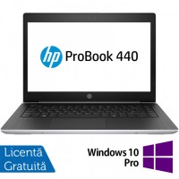Laptop Refurbished HP ProBook 440 G5, Intel Core i5-8250U 1.60GHz, 8GB DDR4, 256GB SSD, 14 Inch Full HD, Webcam + Windows 10 Pro Laptop Refurbished HP ProBook 440 G5, Intel Core i5-8250U 1.60GHz, 8GB DDR4, 256GB SSD, 14 Inch Full HD, Webcam + Windows 10 Pro