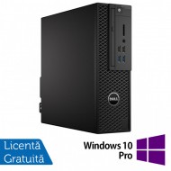 Workstation Refurbished Dell Precision 3420 SFF, Intel Core i7-6700 3.40 - 4.00GHz, 16GB DDR4, 256GB NVMe SSD + 2TB HDD SATA, AMD FirePro W2100/2GB, DVD-RW + Windows 10 Pro