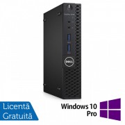 Calculator Refurbished DELL OptiPlex 3050 Mini PC, Intel Core i5-7500T 2.70-3.30GHz, 8GB DDR4, 256GB SSD + Windows 10 Pro