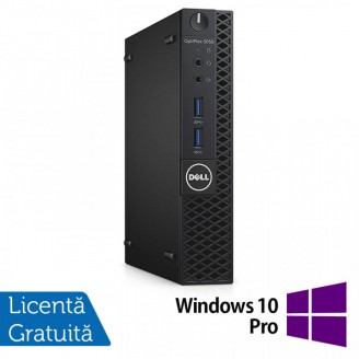 Calculator Refurbished DELL OptiPlex 3050 Mini PC, Intel Core i5-7500T 2.70-3.30GHz, 8GB DDR4, 256GB SSD + Windows 10 Pro