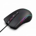 Mouse Nou pentru Gaming, HXSJ A867, 6400dpi, 7 Butoane, RGB, Negru, Cu Fir Mouse Nou pentru Gaming, HXSJ A867, 6400dpi, 7 Butoane, RGB, Negru, Cu Fir