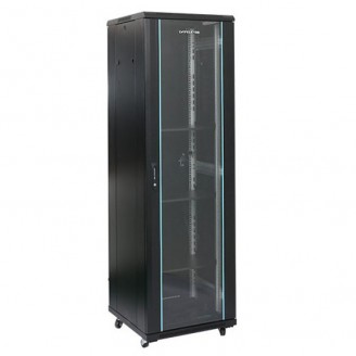 Rack Nou de podea, DATEUP 18U 600x1000, Negru RAL 9004 Rack Nou de podea, DATEUP 18U 600x1000, Negru RAL 9004