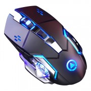 Mouse Nou pentru Gaming, E-Sports A4, 1600dpi, 6 Butoane, RGB, Negru, Wireless Mouse Nou pentru Gaming, E-Sports A4, 1600dpi, 6 Butoane, RGB, Negru, Wireless
