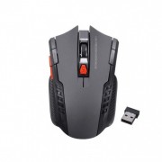Mouse Nou pentru Gaming, 2.4GHz Wireless, 1600dpi, 6 Butoane, Negru-Gri Mouse Nou pentru Gaming, 2.4GHz Wireless, 1600dpi, 6 Butoane, Negru-Gri