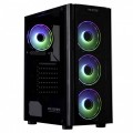 Carcasa Noua Pro Gaming Blaze, Middle Tower, ATX, Fara Sursa, Controller ARGB, Telecomanda
