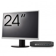 Pachet Calculator Second Hand HP EliteDesk 800 G2 Mini PC, Intel Core i3-6100T 3.20GHz, 8GB DDR4, 256GB SSD + Monitor 24 Inch Pachet Calculator Second Hand HP EliteDesk 800 G2 Mini PC, Intel Core i3-6100T 3.20GHz, 8GB DDR4, 256GB SSD + Monitor 24 Inch