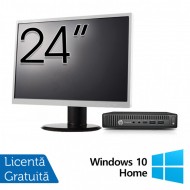 Pachet Calculator Refurbished HP EliteDesk 800 G2 Mini PC, Intel Core i3-6100T 3.20GHz, 8GB DDR4, 256GB SSD + Monitor 24 Inch + Windows 10 Home Pachet Calculator Refurbished HP EliteDesk 800 G2 Mini PC, Intel Core i3-6100T 3.20GHz, 8GB DDR4, 256GB SSD + Monitor 24 Inch + Windows 10 Home