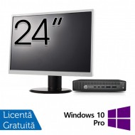 Pachet Calculator Refurbished HP EliteDesk 800 G2 Mini PC, Intel Core i3-6100T 3.20GHz, 8GB DDR4, 256GB SSD + Monitor 24 Inch + Windows 10 Pro Pachet Calculator Refurbished HP EliteDesk 800 G2 Mini PC, Intel Core i3-6100T 3.20GHz, 8GB DDR4, 256GB SSD + Monitor 24 Inch + Windows 10 Pro