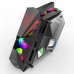 Carcasa Noua Pro Gaming Hercule Black, Middle Tower, ATX, Fara Sursa, Controller ARGB, Telecomanda Carcasa Noua Pro Gaming Hercule Black, Middle Tower, ATX, Fara Sursa, Controller ARGB, Telecomanda